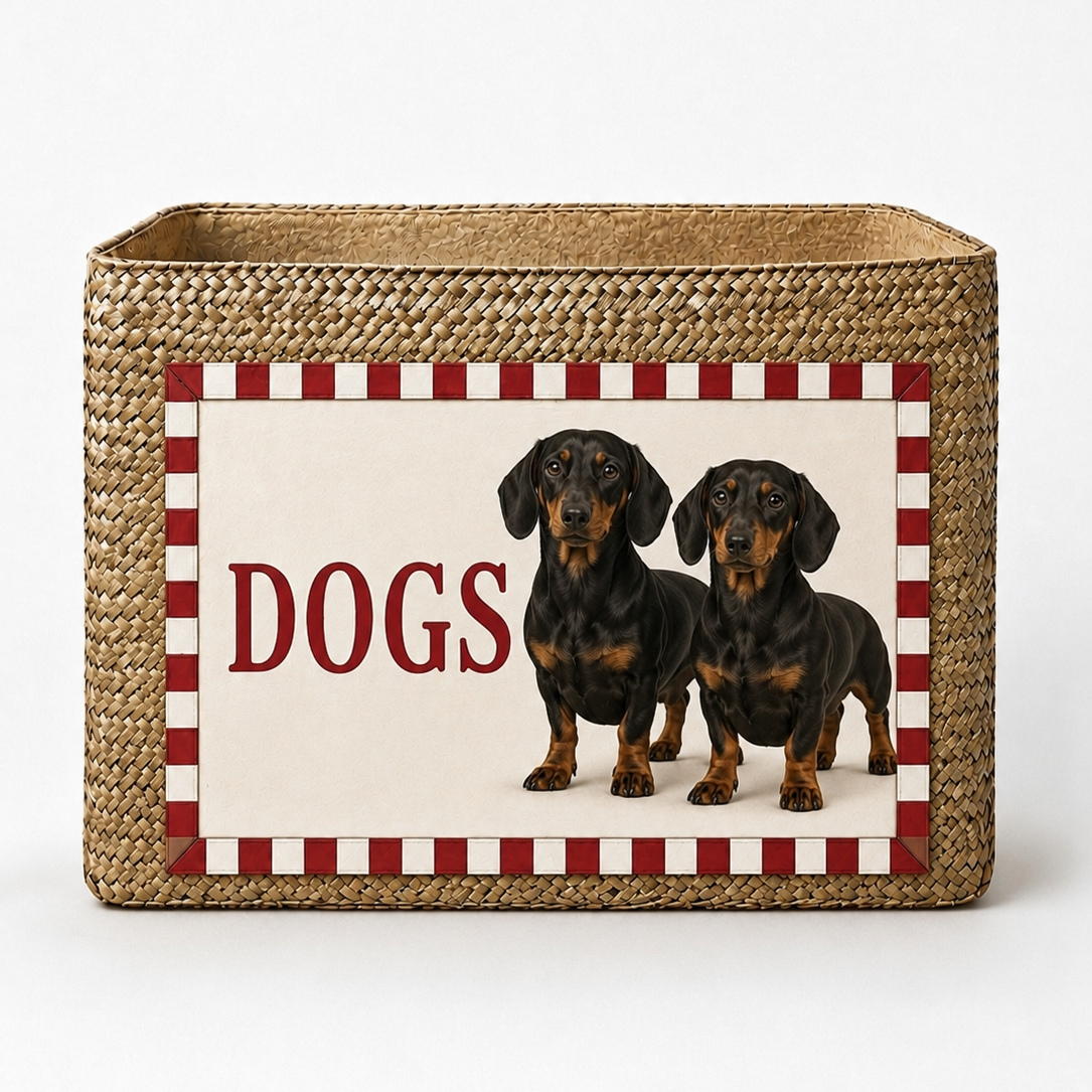 Personalised Dog Basket