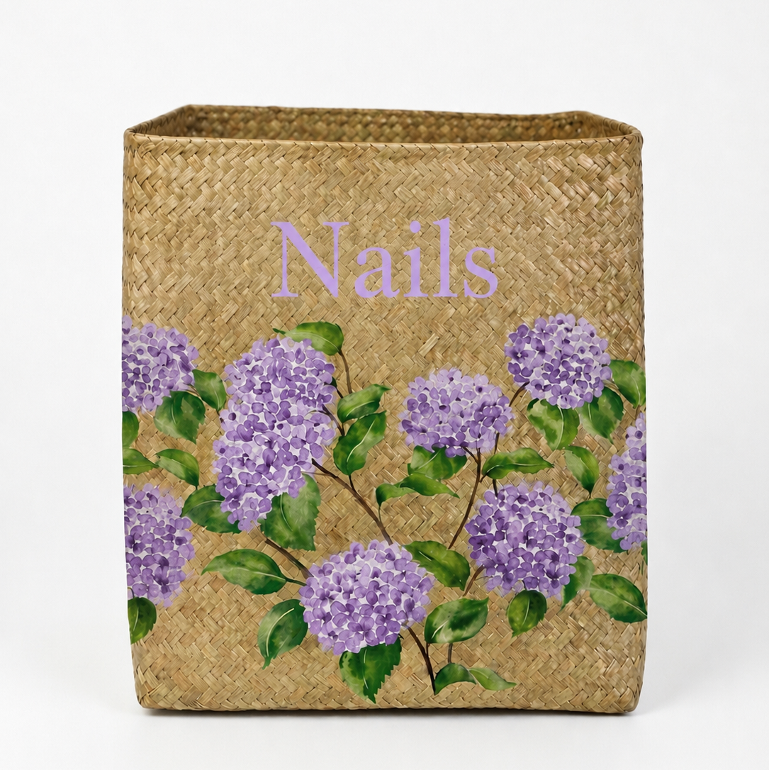 Personalised Floral Storage Basket