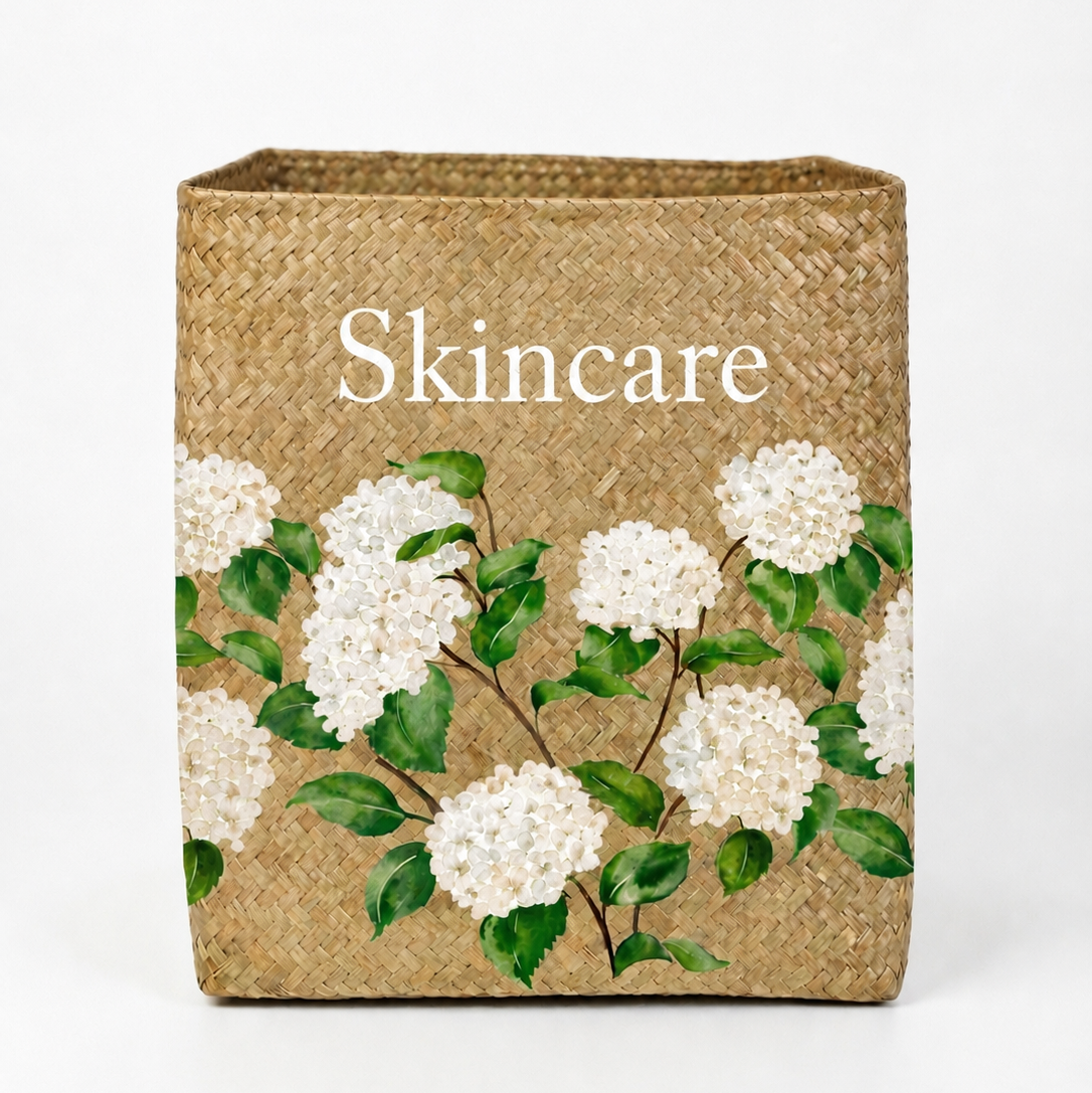 Personalised Floral Storage Basket