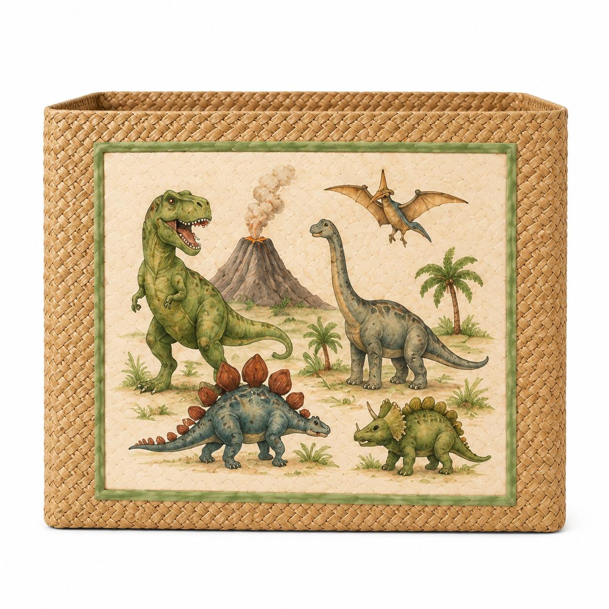 Dinosaur Toy Basket
