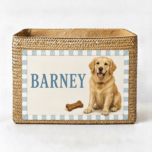Personalised Dog Basket
