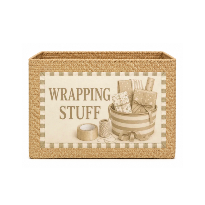 Wrapping Stuff Storage Basket